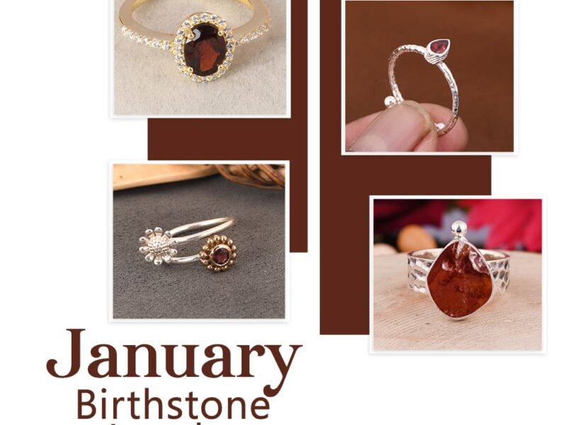 Buy Exquisite January Birthstone Jewelry at Unbeatable Prices with DWS Jewellery