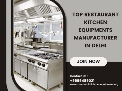 Top Restaurant Kitchen Equipments Manufacturer in Delhi