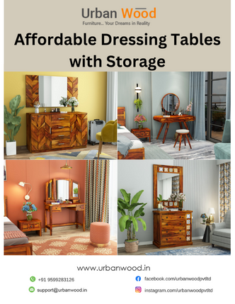 Affordable Wooden Dressing Table